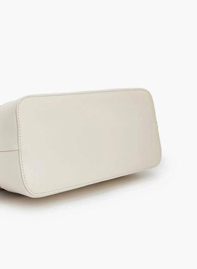 Peppermint MULTICOLOUR Textured Tote Bag With Zip Closure for Women | Best Price UAE